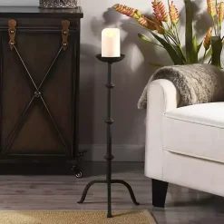 Candle Holders>Kirklands Home Iron Candle Holder Black