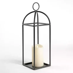 Lanterns>Kirklands Home Iron Carlisle Lantern, 27 in. Black