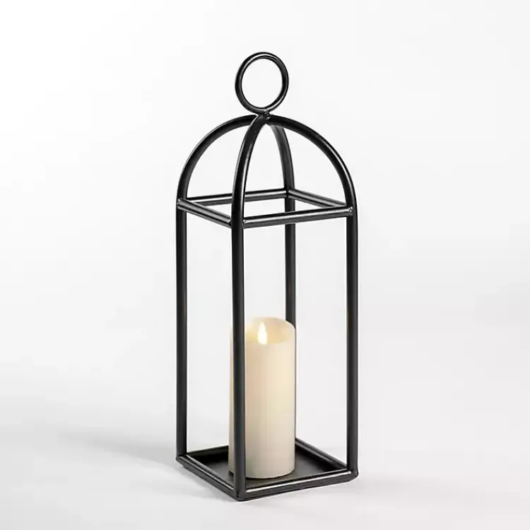 Lanterns>Kirklands Home Iron Carlisle Lantern, 19 in. Black
