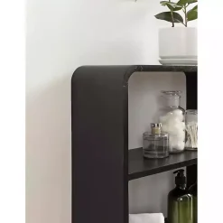 Kirklands Home Kato Single Drawer Wall Shelf Black Clearance
