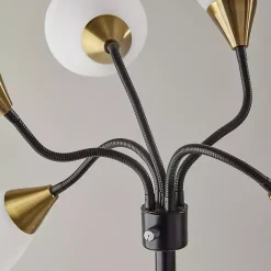 Kirklands Home Black 5-Light Adjustable Tree Floor Lamp Outlet
