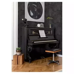 Kirklands Home Marble Peel & Stick Wallpaper Black Discount