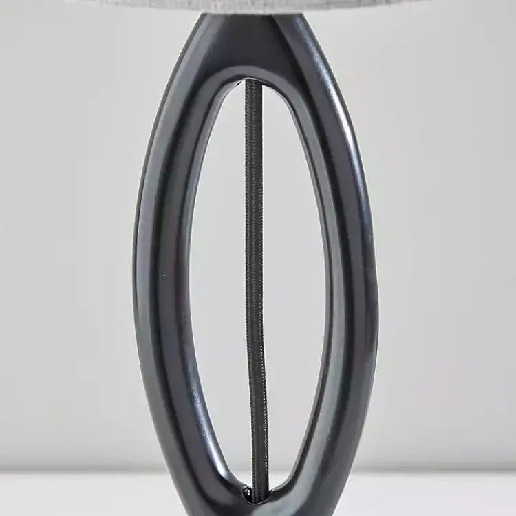 Kirklands Home Black Mayfair Open Table Lamp Gray Best