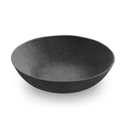 Kirklands Home Melamine Santal Dinner Bowls, Set of 6 Black Clearance