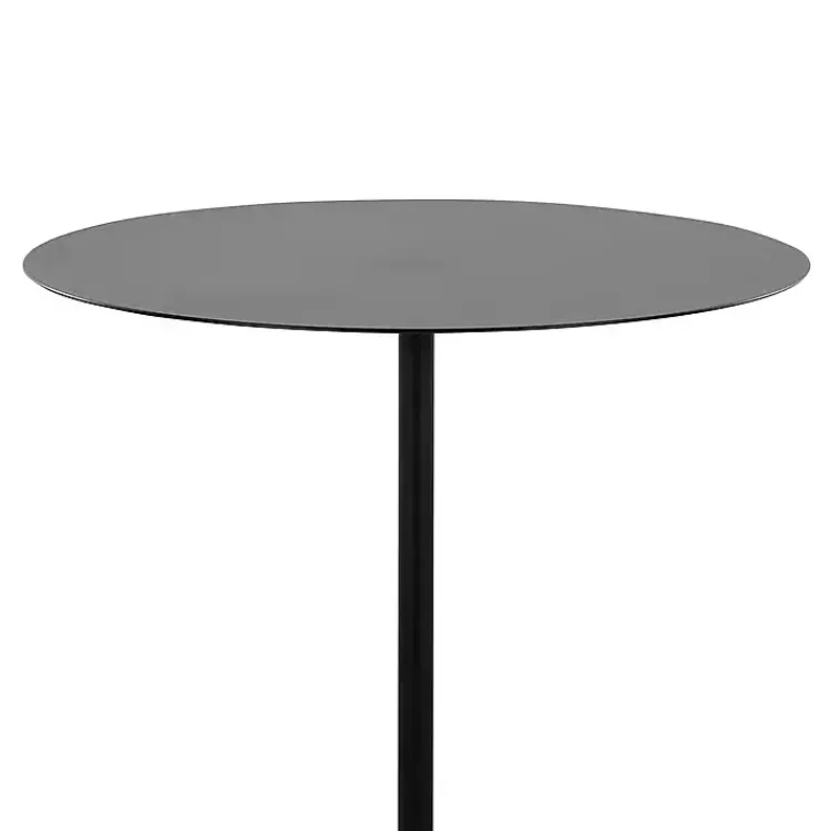 Kirklands Home Metal & Concrete Janis Cocktail Table Black