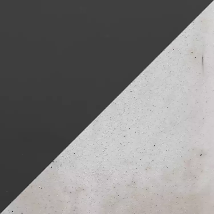 Kirklands Home Metal & Concrete Janis Cocktail Table Black