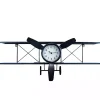 Kirklands Home Black Metal Airplane Wall Clock Hot