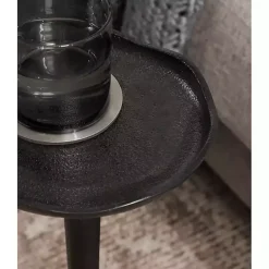 Kirklands Home Metal Alicia Accent Table Black Best