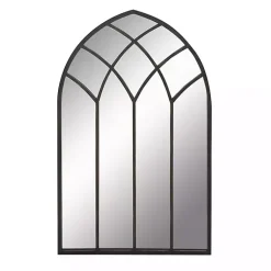 Kirklands Home Black Metal Arch Framed Mirror Sale