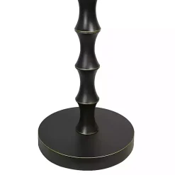 Kirklands Home Metal Bamboo Accent Table Black Discount