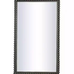 Kirklands Home Black Metal Beaded Frame Wall Mirror Best
