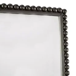 Kirklands Home Black Metal Beaded Frame Wall Mirror Best