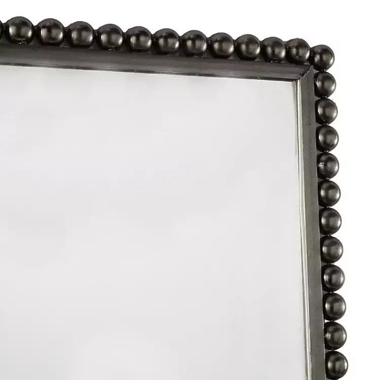 Kirklands Home Black Metal Beaded Frame Wall Mirror Best