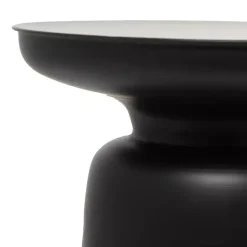 Kirklands Home Metal Bell Shaped Accent Table Black Clearance
