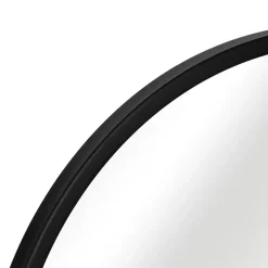 Kirklands Home Black Metal Capsule Wall Mirror Best