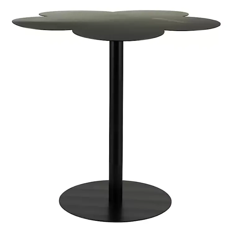 Kirklands Home Metal Clover Accent Table Black Sale