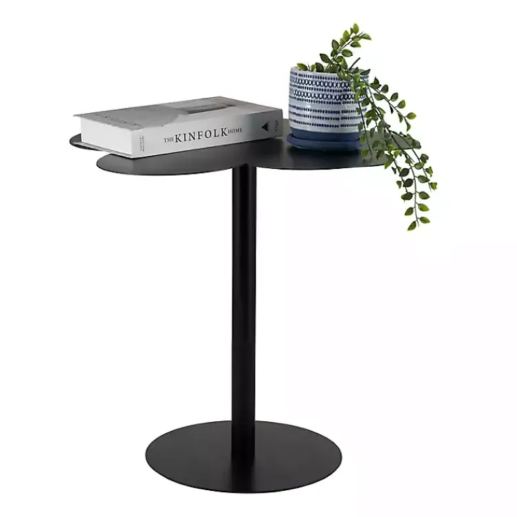 Kirklands Home Metal Clover Accent Table Black Sale