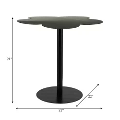 Kirklands Home Metal Clover Accent Table Black Sale