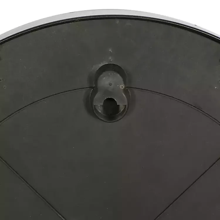 Kirklands Home Black Metal Contemporary Wall Clock Outlet