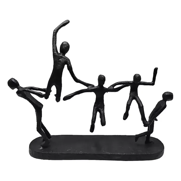 Statues & Figurines>Kirklands Home Metal Contortionist Statue Black