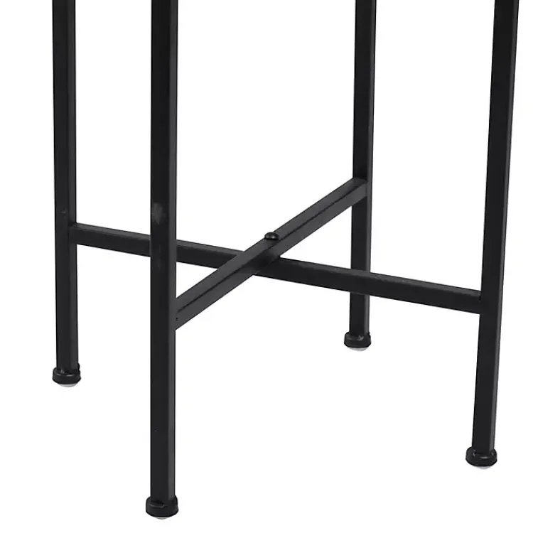 Kirklands Home Metal Dome Planter with Stand, 46 in. Black Hot