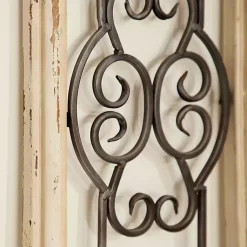 Kirklands Home Black Metal Farmhouse Scroll Wall Plaque Outlet