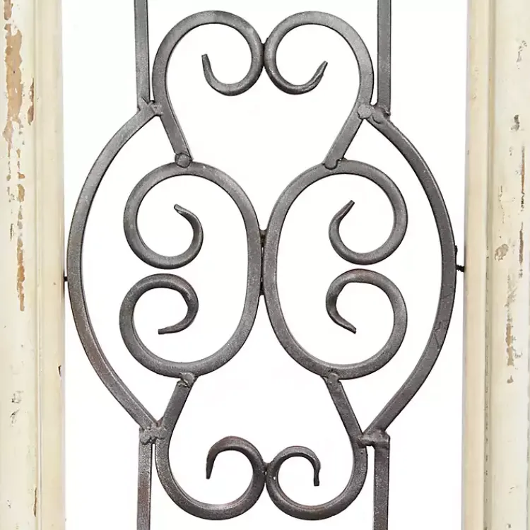 Kirklands Home Black Metal Farmhouse Scroll Wall Plaque Outlet