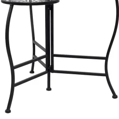 Kirklands Home Metal Floral 3-Tier Plant Stand Black Hot