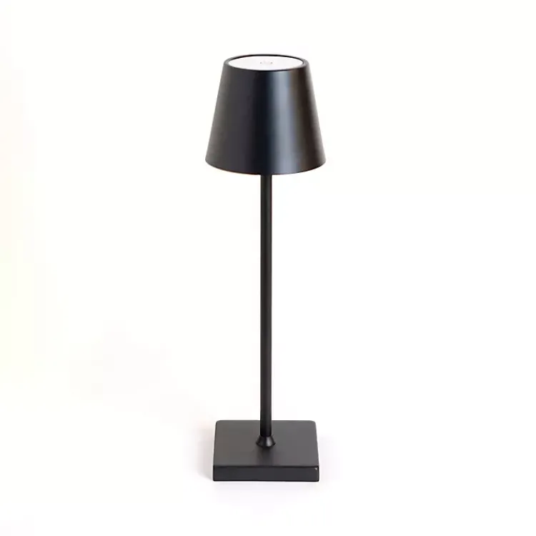 Kirklands Home Metal LED Cordless Touch Lamp Black Clearance