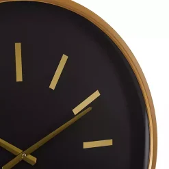 Kirklands Home Black Metal Modern Thomas Wall Clock Online