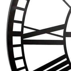 Kirklands Home Black Metal Open Frame Wall Clock Hot