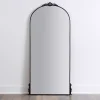 Kirklands Home Black Metal Ornate Arch Large Mirror Discount