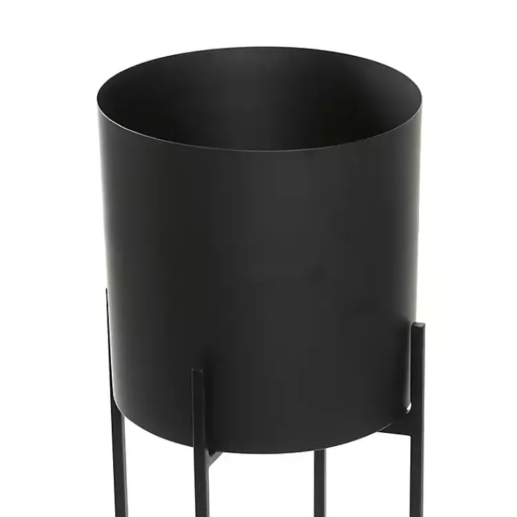 Kirklands Home Metal Plant Stands with Shelves, Set of 2 Black Sale