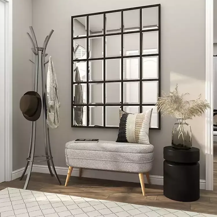 Kirklands Home Metal Round Drum Accent Table Black Best