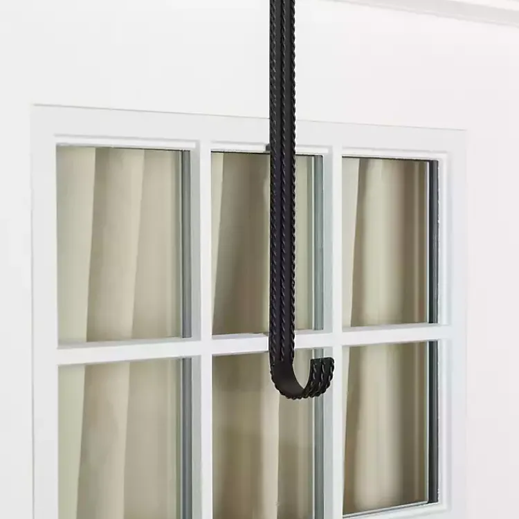 Wreaths>Kirklands Home Metal Twisted Wreath Hanger Black