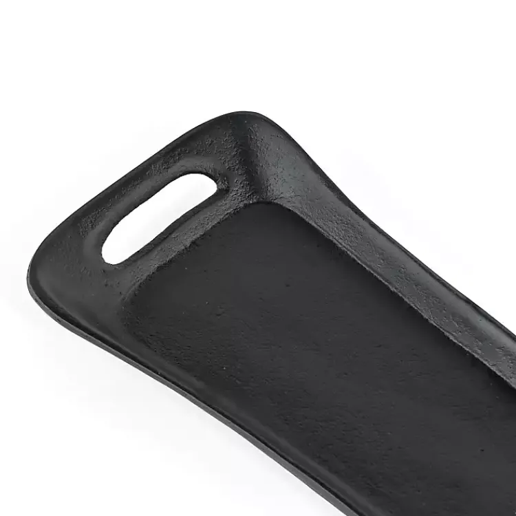 Decorative Trays>Kirklands Home Metal Valor Tray Black