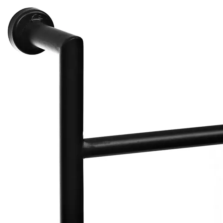 Kirklands Home Metal Wall Ladder Black Sale