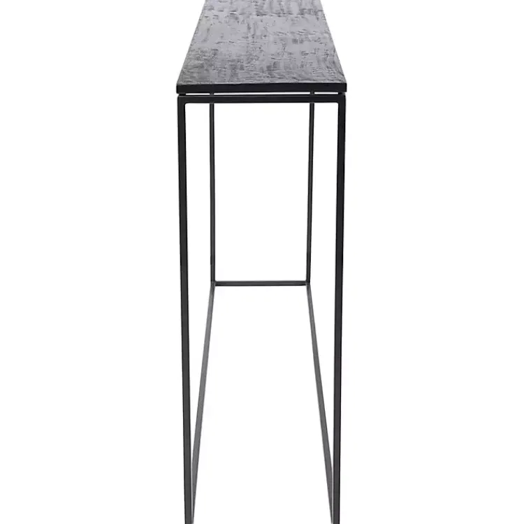 Kirklands Home Metal Wire Frame Console Table Black Clearance