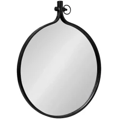 Kirklands Home Metal Yitro Wall Mirror Black Hot