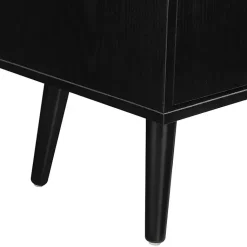 Kirklands Home Mid-Century Modern Cubby Cabinet Black Online
