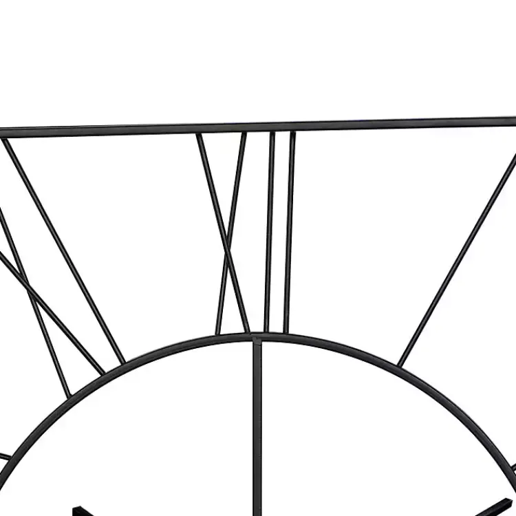 Kirklands Home Minimal Square Open Face Clock Black Online