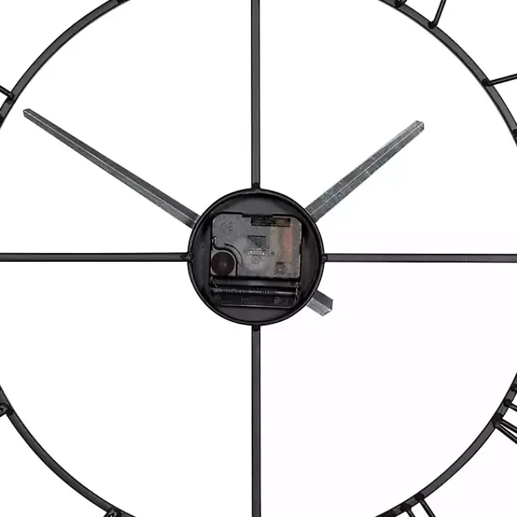 Kirklands Home Minimal Square Open Face Clock Black Online