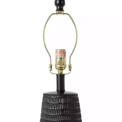 Kirklands Home Modern Etched Table Lamp Black Online