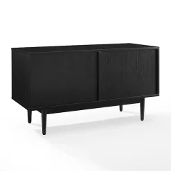 Kirklands Home Black Modern Wood Console Table, 40 in.
