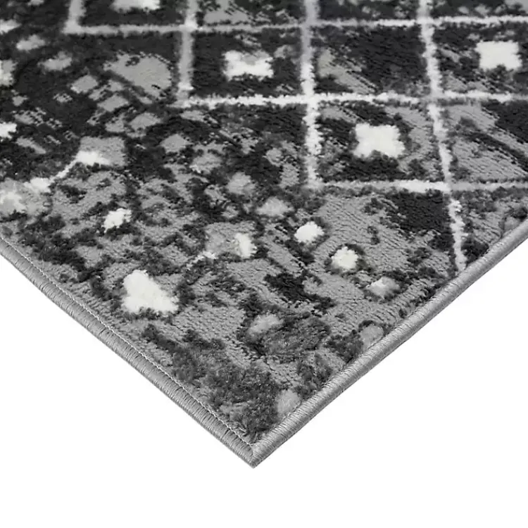 Kirklands Home Moroccan Area Rug, 8x10 Black Outlet