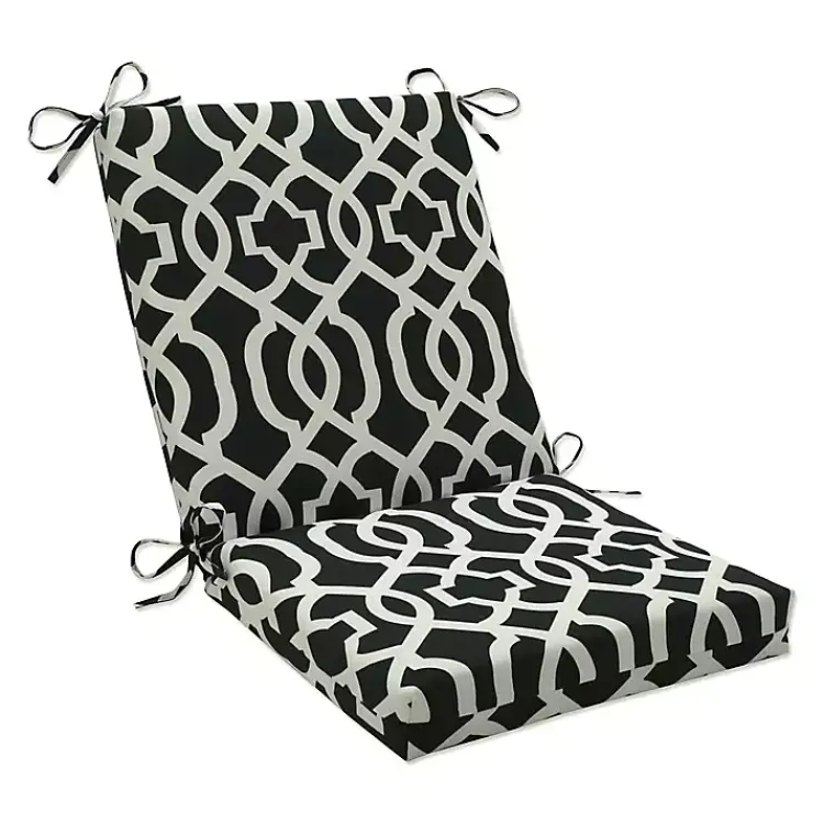 Kirklands Home Black New Geometric Outdoor Chair Cushion Best