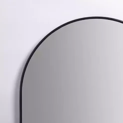 Kirklands Home Nouveau Linear Arch Mirror Black New