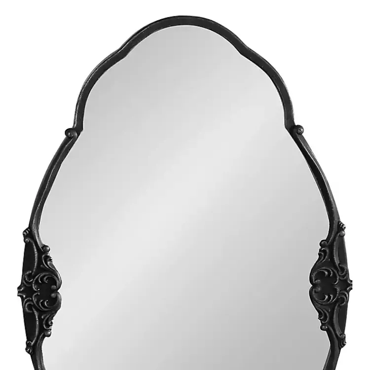 Kirklands Home Black Novella Baroque Wall Mirror Clearance
