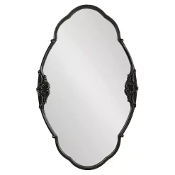 Kirklands Home Black Novella Baroque Wall Mirror Clearance