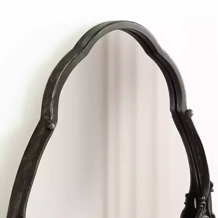Kirklands Home Black Novella Baroque Wall Mirror Clearance